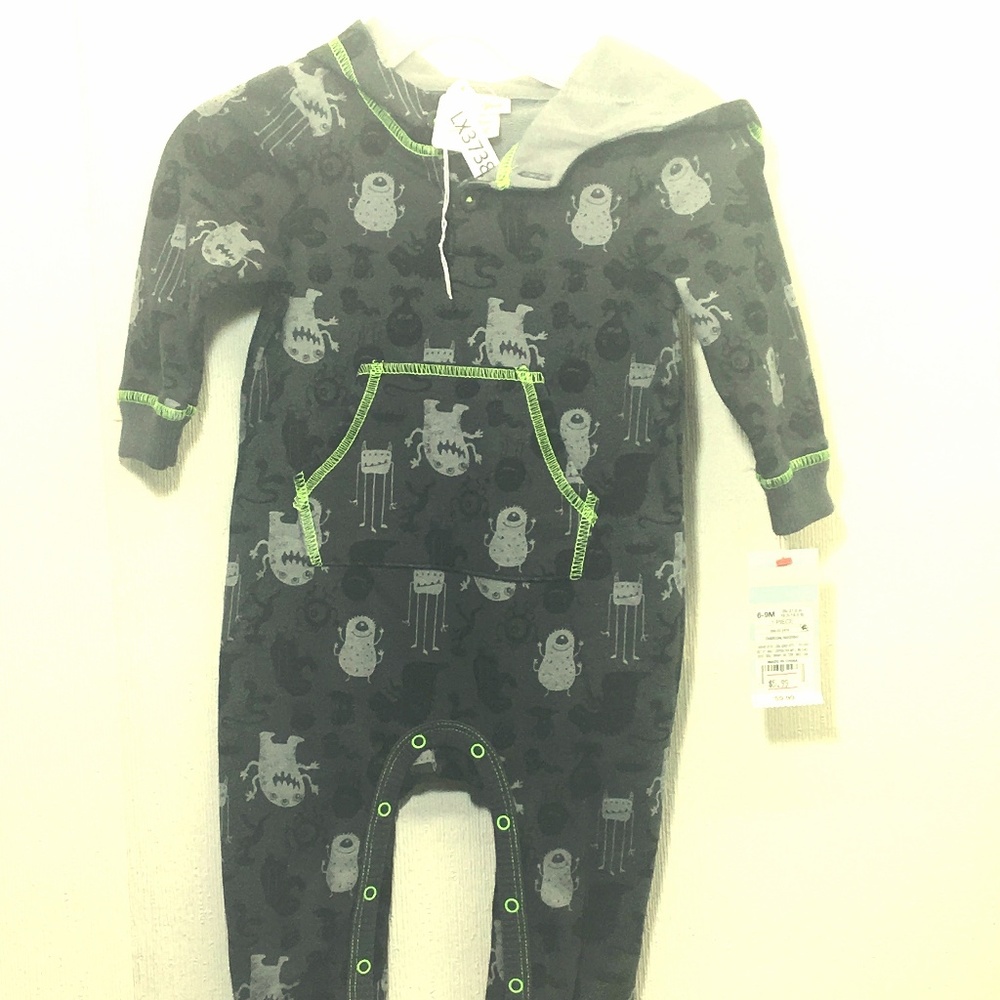 Cat and Jack Monster Onesie